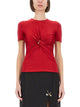 Versace Safety Pin Curled Top
