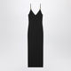 Versace Black Knitted Midi Dress