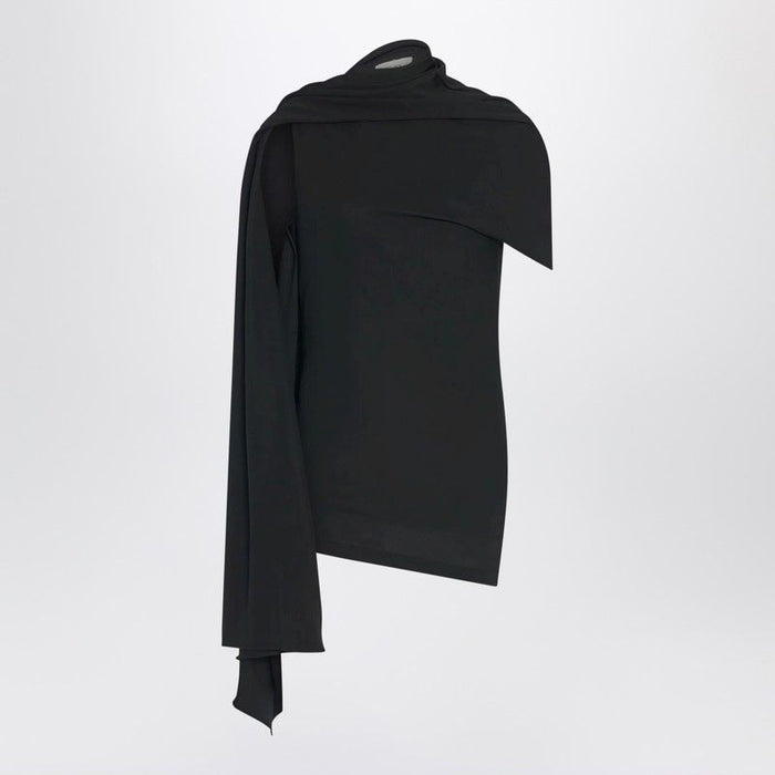 The Row  Isadra Top In Black Jersey