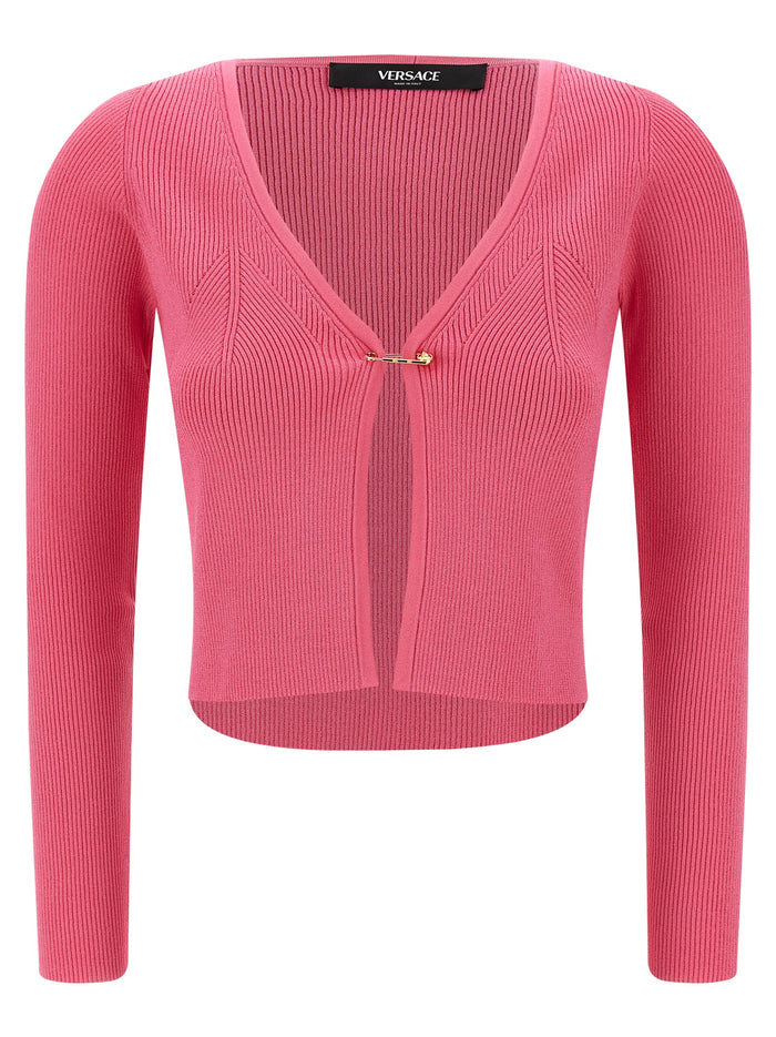 Versace 'Safety Pin' Cardigan