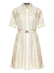 Versace Barocco Print Silk Shirtdress