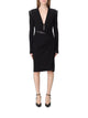 Versace Black Crepe Dress