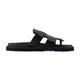 Versace Sandals -  - Leather - Black
