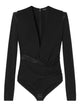 Versace Bodysuit Responsible Stretch Crepe Jersey