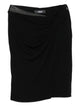 Versace Midi Skirt With Asymmetrical Hemline