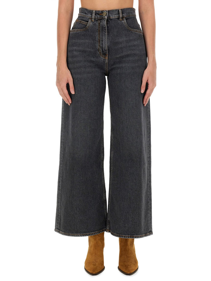 Etro Baggy Jacquard Jeans