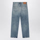 Versace Blue Washedeffect Jeans With Small Studs