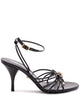 Versace Sandals T.85 -  - Leather - Black