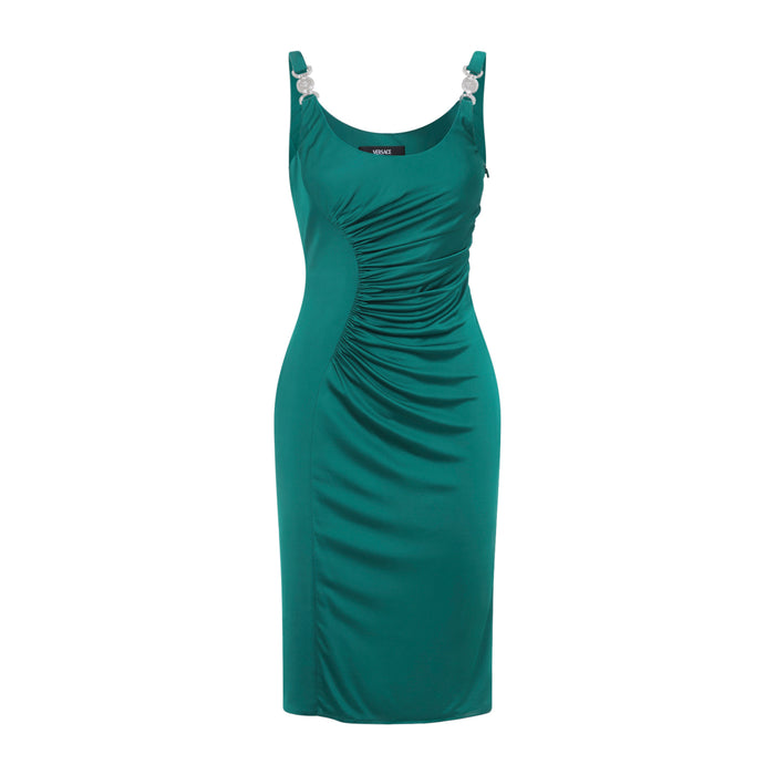 Versace Cocktail Dress Responsible Vicose Liquid Jersey