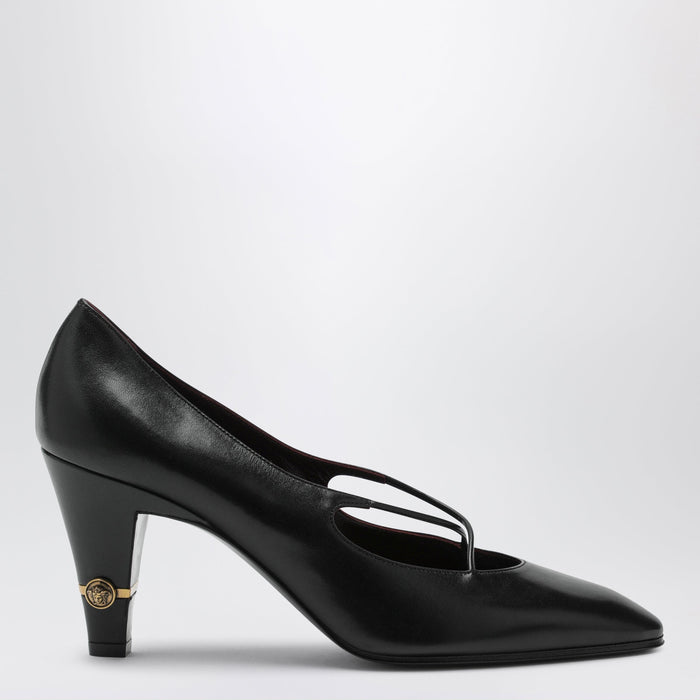 Versace Giulietta Pumps In Black Leather