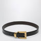 Versace Black Leather Belt