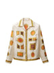 Versace Informal Shirt Silk Twill Print "The Gallery"