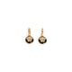 Versace Sun Gold Black Earrings