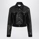 Versace Slim Black Leather Blouson