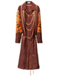 Versace Printed Silk Twill Mini Shirt Dress