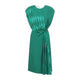 Versace Cocktail Dress Silk Viscose "Rhombuses" Jacquard