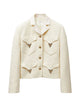 Versace Ivory Wool Jacket