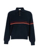 Versace Cotton Knit Polo Shirt With Embroidered Logo
