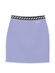 Versace Cotton Knit Miniskirt