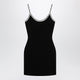 Versace Black Stretch Viscose Mini Dress