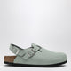 Birkenstock Sage Coloured Suede Tokyo Slipper