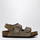Birkenstock Kids Milano Taupe Suede Sandal