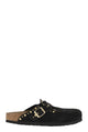 Birkenstock Boston Rivet – Suede Leather Clog With Studs