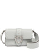 Pinko Grey Leather Handbag