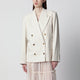 Dries Van Noten Écru Oversized Doublebreasted Jacket By