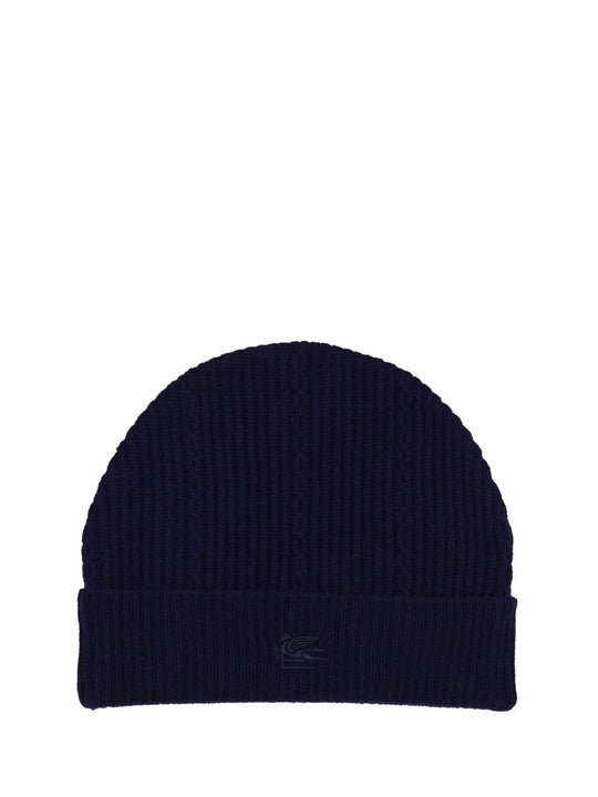 Etro Beanie Hat With Logo