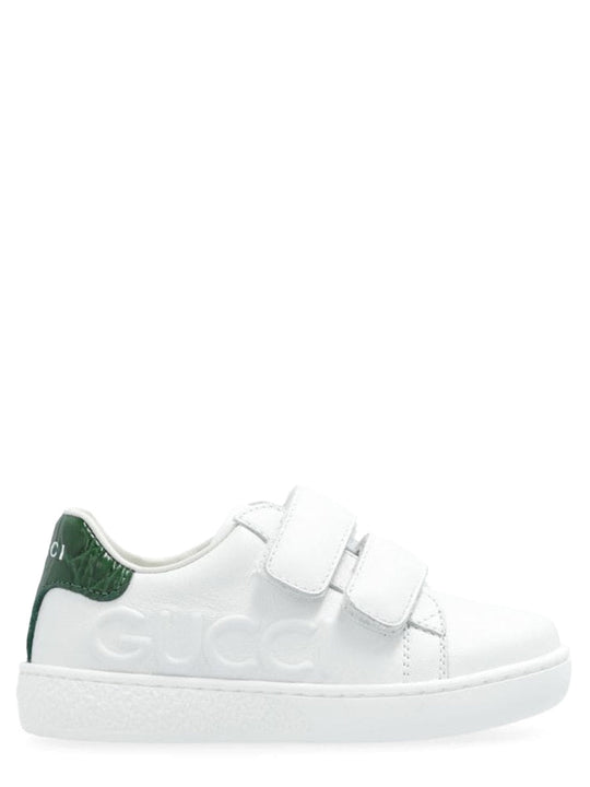Gucci Sneaker Leather, L.s. Vit.na.t/Gr.whi/Gre.ac