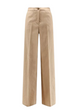 Pinko Beige Viscose Polyamide Elastane Trousers