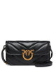 Pinko Black Leather Shoulder Bag