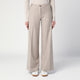 Quelledue  Grey Mélange Wool Trousers