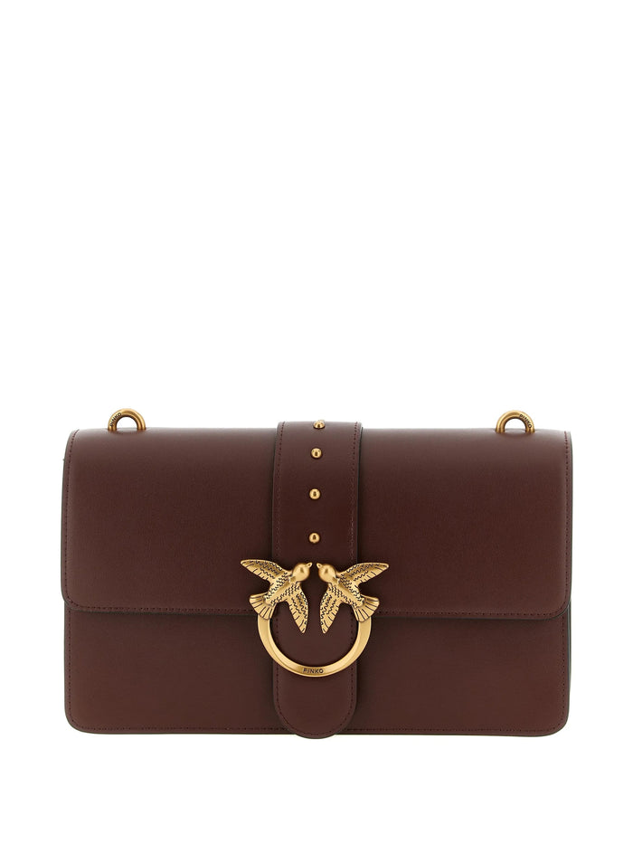 Pinko Red Leather Love One Classic