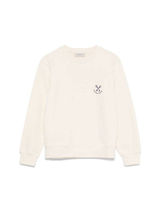 Golden Goose Journey Girl's Crewneck Regular Sweatshirt Printed