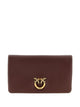 Pinko Burgundy Gold Leather Handbag