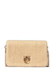 Pinko Beige Leather Handbag