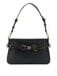 Pinko Black Leather Shoulder Bag