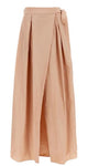 Pinko Long Wrap Skirt Bow