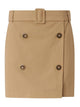 Pinko Beige Cotton Sybil Skirt