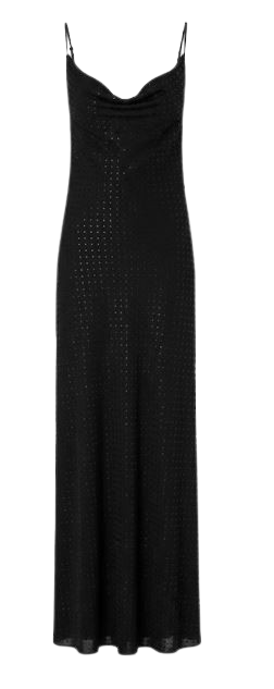 Pinko Cowl Neck Maxi Dress