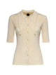 Pinko Beige Angora Viscose Polyamide T-Shirt