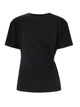 Pinko Black Cotton Gold T-Shirt