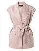 Pinko Belted Satin Gilet
