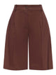 Pinko Bermuda Shorts With Pressed Pleats