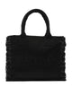 Pinko Black Cotton Handbag