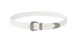 Pinko White Leather Belt