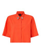 Pinko Cropped Shirt With Metallic Details