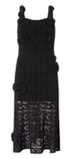 Pinko Black Cotton Dress